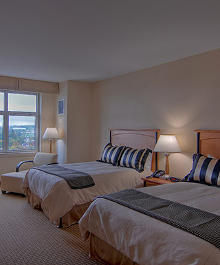 Hotel Room Two Queens