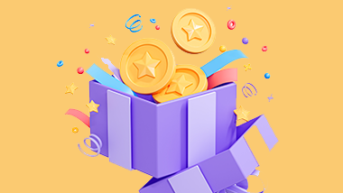 Gift Box and Coins