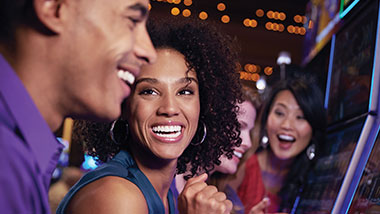 people playing slots