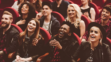laughing in theater